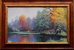 obraz Podzim u rybníka
