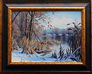 obraz Zimní pokrývka u Třemešských rybníků