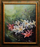 obraz V květu lilií